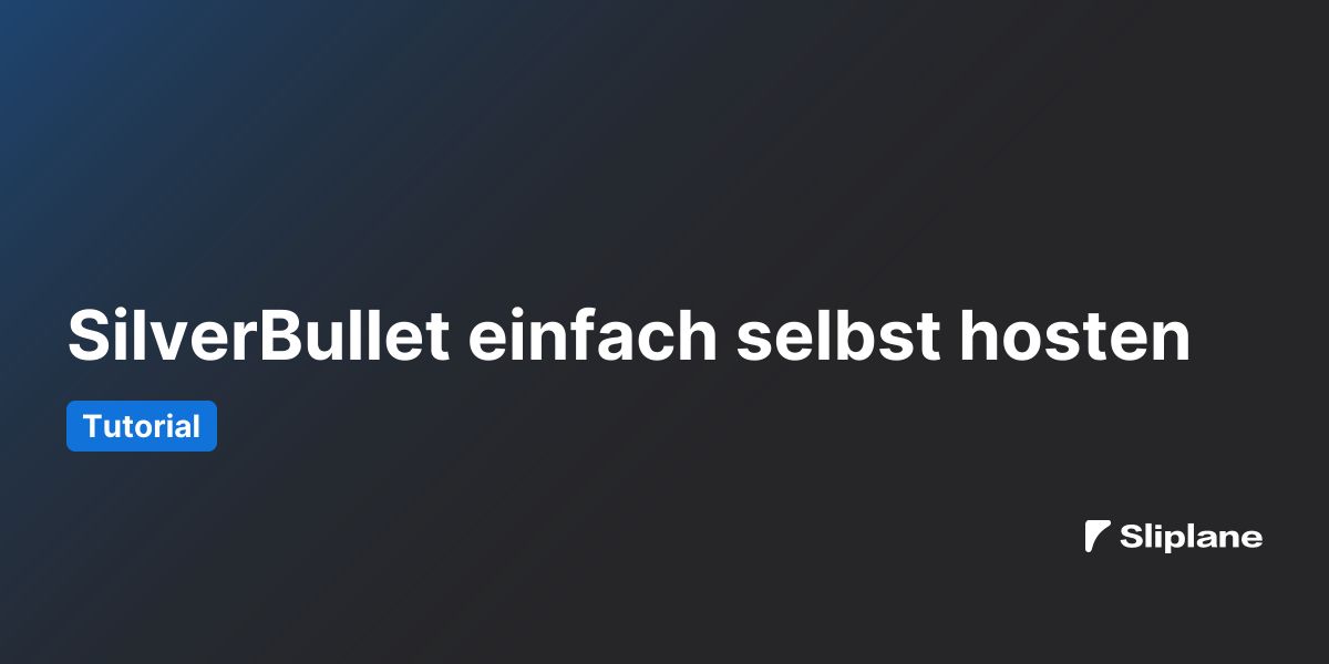 SilverBullet einfach selbst hosten